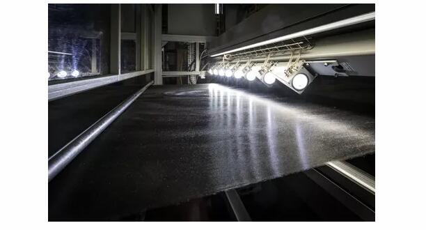 該公司無紡布車間展示