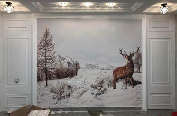 漂亮的無(wú)紡布背景墻